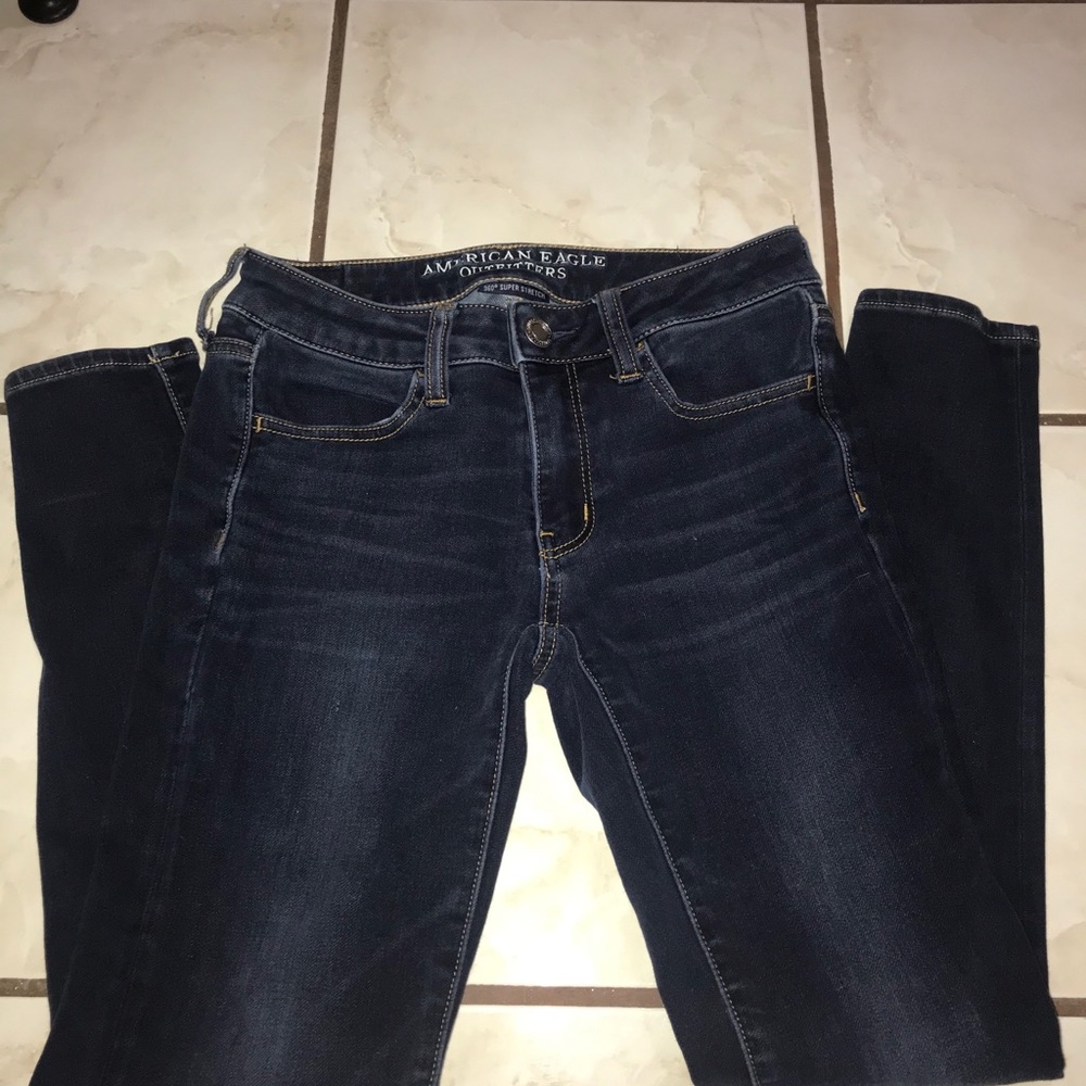 Dark denim American eagle jeans